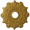 Ekena Millwork Preston Ceiling Medallion (Fits Canopies up to 4"), 17 1/2"OD x 4"ID x 1"P, Pharaohs Gold CM17PRPGS - alternate 1